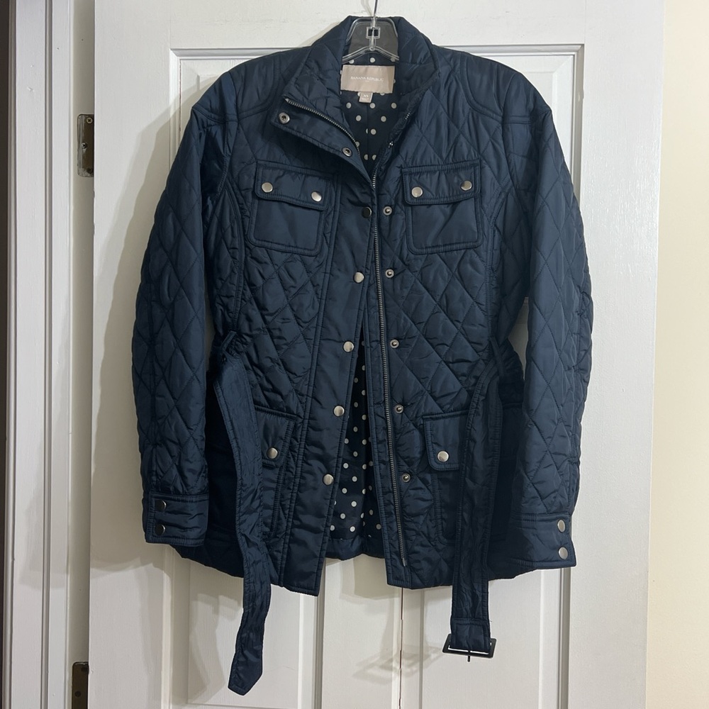 Banana republic light puffer jacket / size: xs women